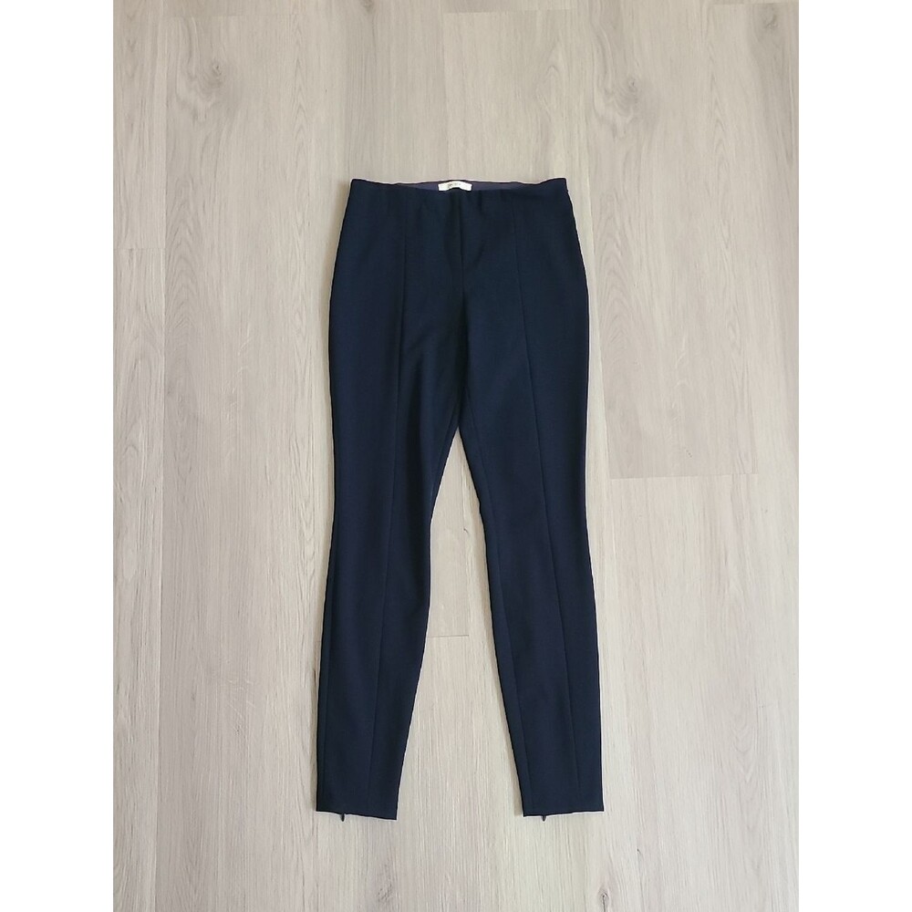 The Row Blue Tailored High-Waist Skinny Cigarette Trousers Pants 4 Old Money